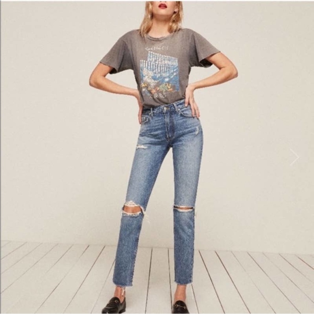 Reformation High Cigarette Jean in Salton